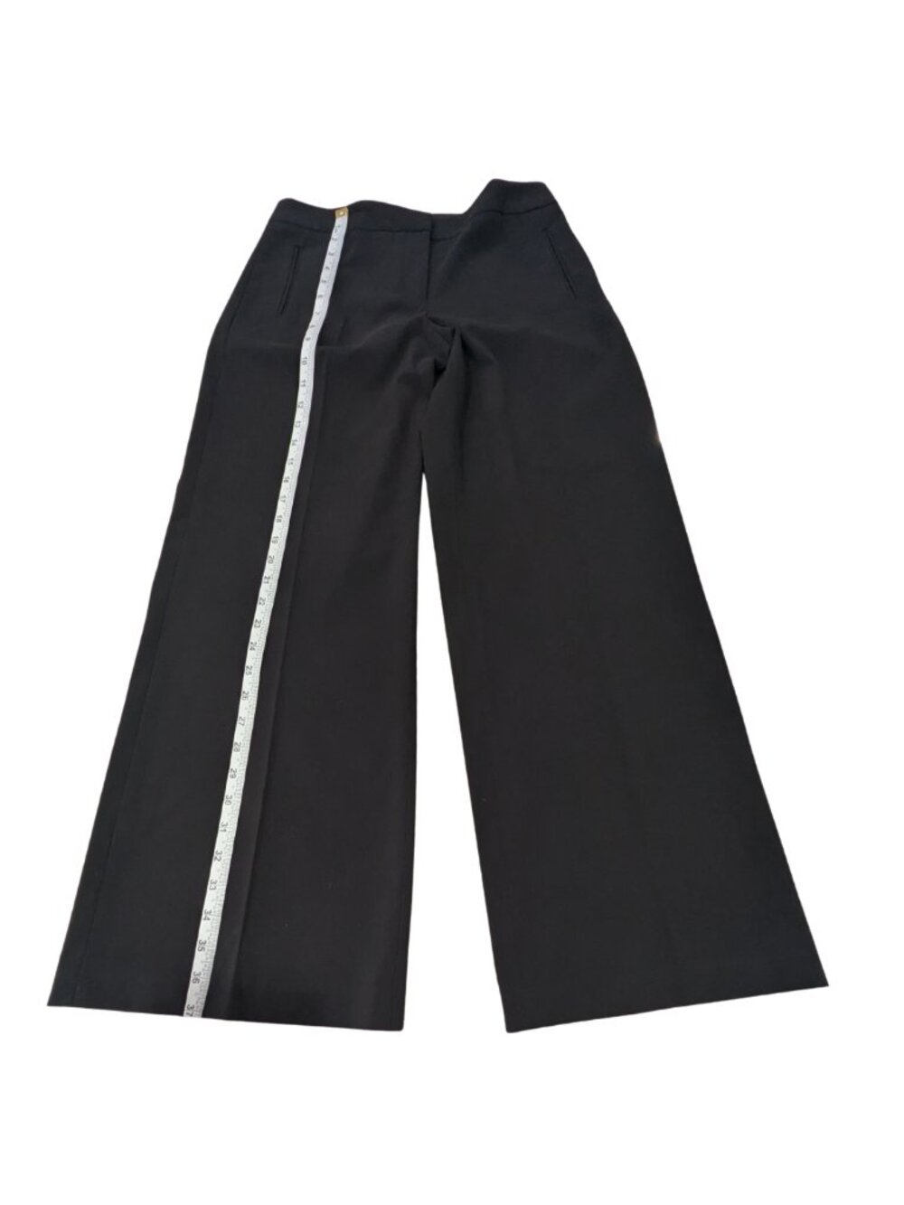 Express Black Stretch Wide Leg Dress Pants Women’s Size 7/8 Career Trousers - Picture 8 of 8
